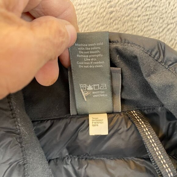 Champion Men's Down Puffer Jacket Size S Black Down & Feather - Picture 13 of 15